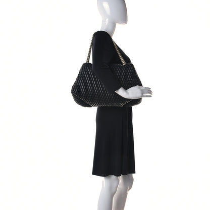 Proenza Schouler Lambskin Quilted Tobo Chain Shoulder Bag Black 2 of 9