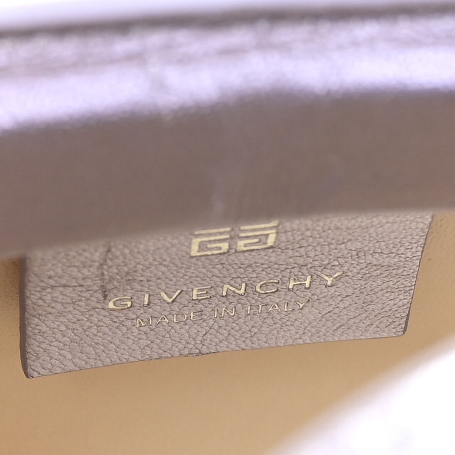 Givenchy Lambskin Satin Strass Micro Antigona Lavender 6 of 10
