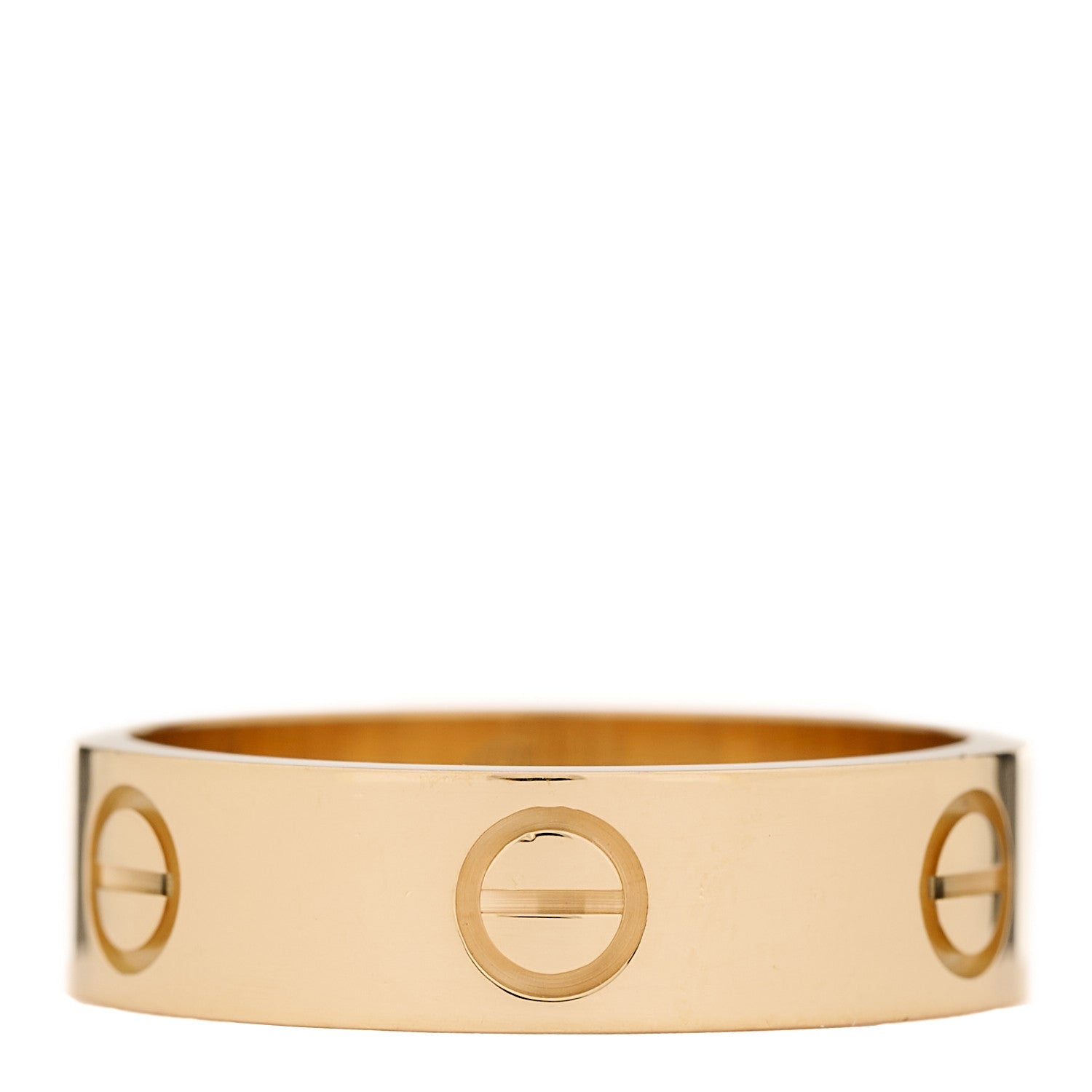 Cartier 18K Yellow Gold 5.5mm LOVE Ring 56 7.75 1 of 4