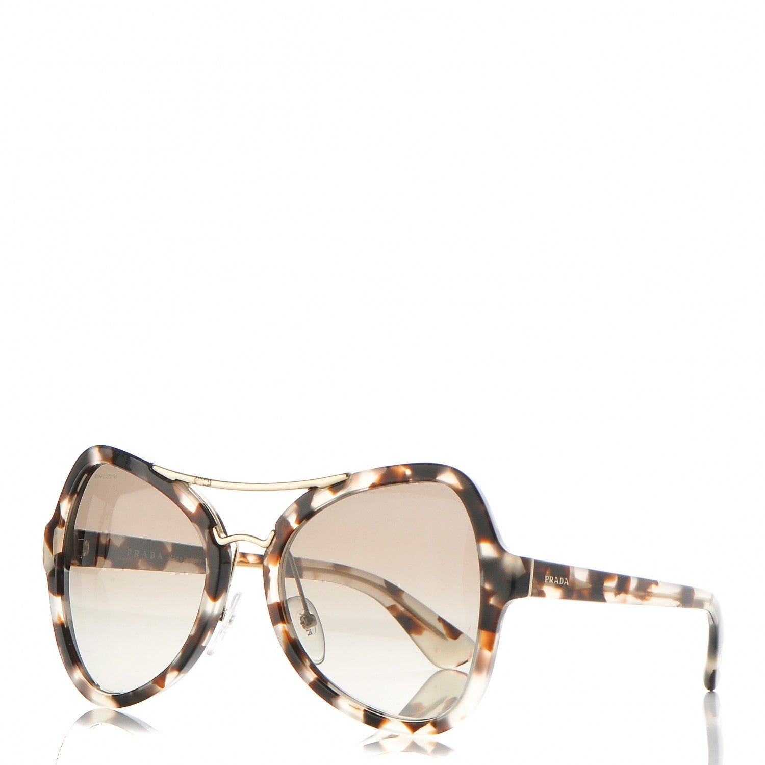 Prada Sunglasses SPR 18S Tortoise Grey | 1 of 8