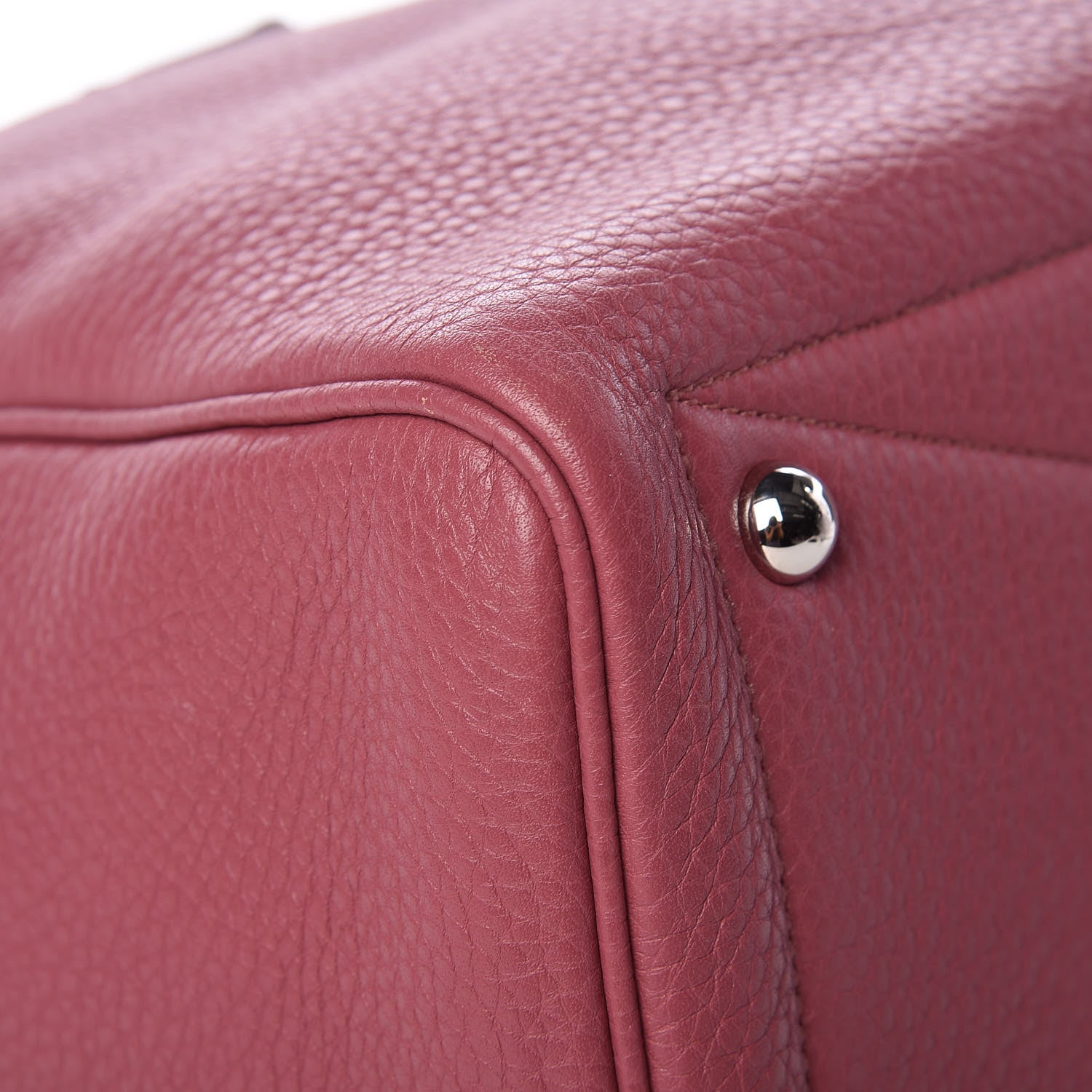 Hermes Taurillon Clemence Victoria II 35 Bois de Rose 12 of 13