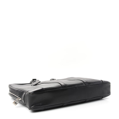Louis Vuitton Epi Porte-Documents Voyage Briefcase Black 4 of 8