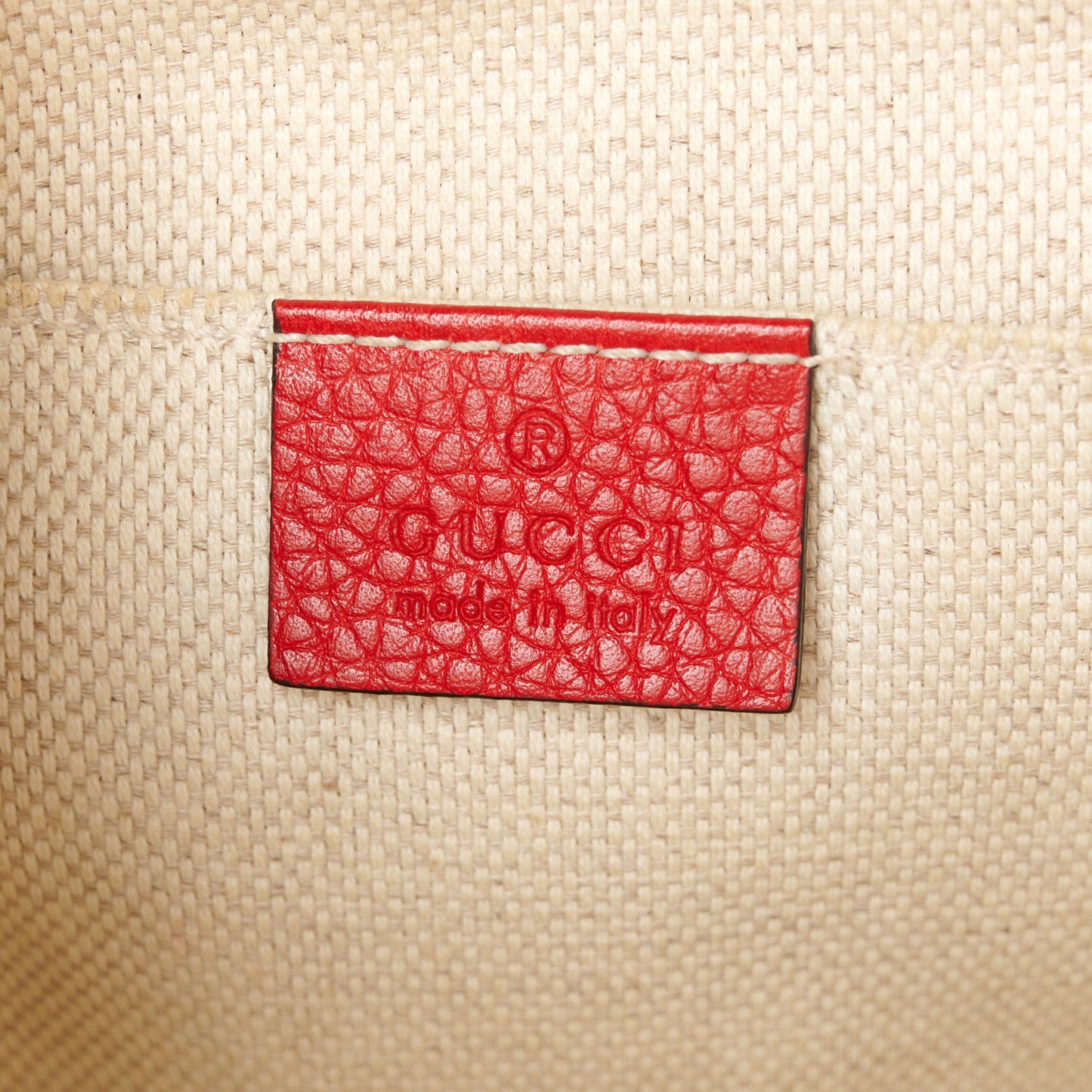 Pebbled Calfskin Small Soho Disco Bag Tabasco Red