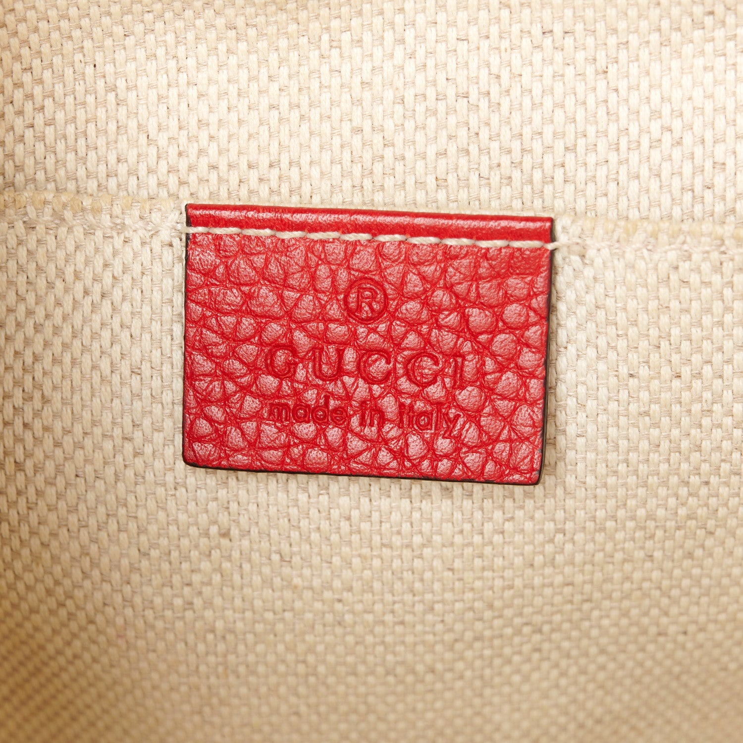 Gucci Pebbled Calfskin Small Soho Disco Bag Tabasco Red 6 of 11
