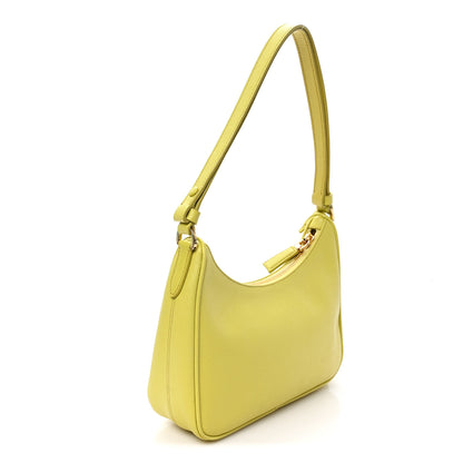 Prada Saffiano Lux Mini Re-Edition Shoulder Bag Cedro 3 of 10