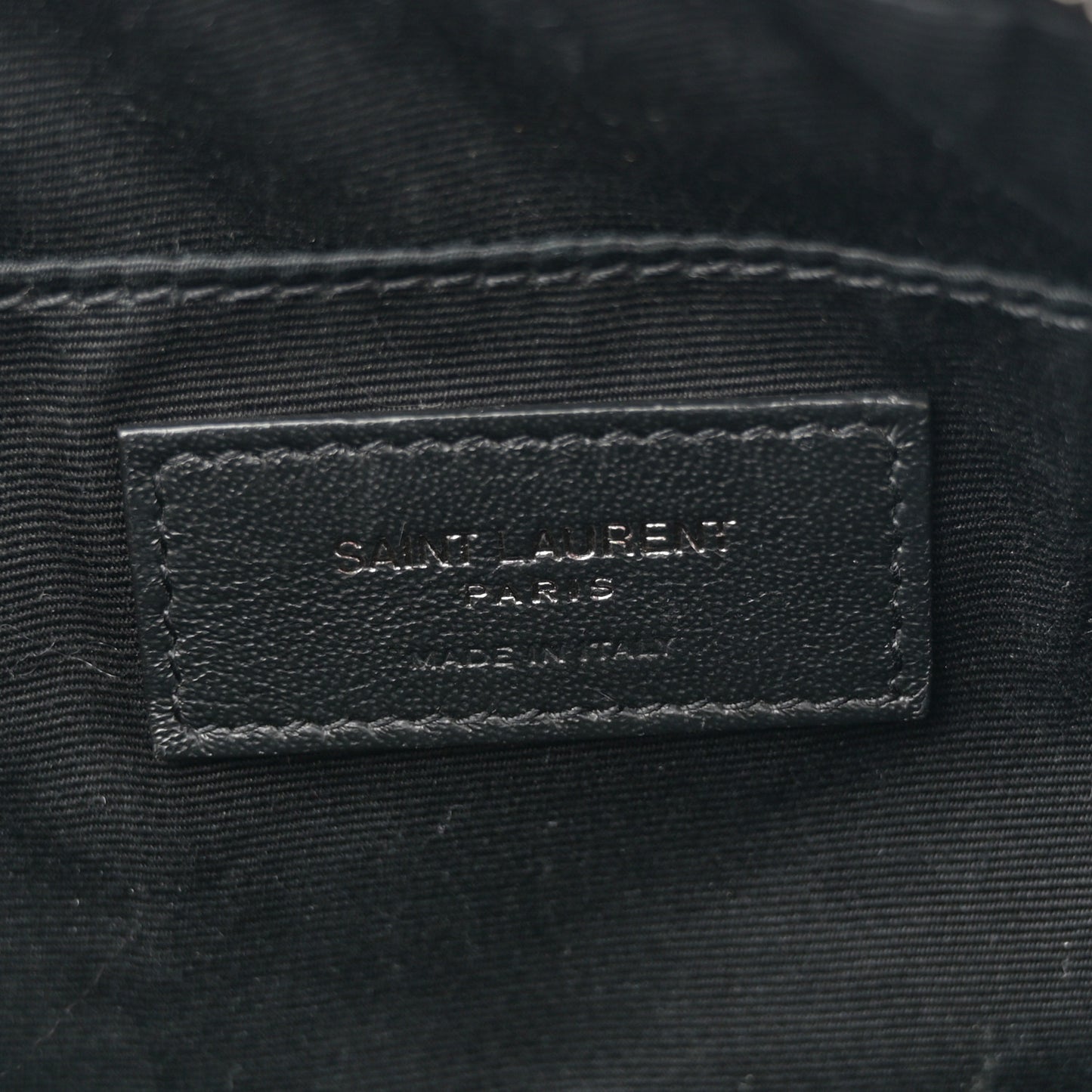 Calfskin Matelasse Monogram Lou Camera Bag Black