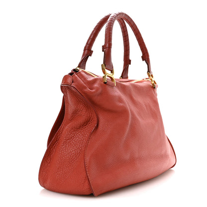 Chloe Calfskin Large Marcie Satchel Maple Leaf 3 of 10
