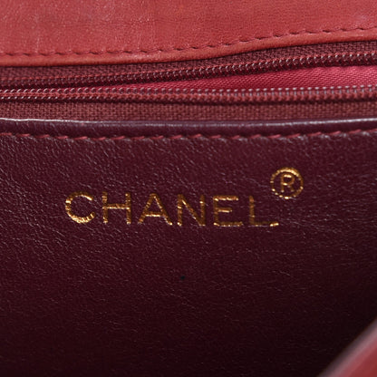 Chanel Lambskin Quilted Small Single Flap Red 7 of 9