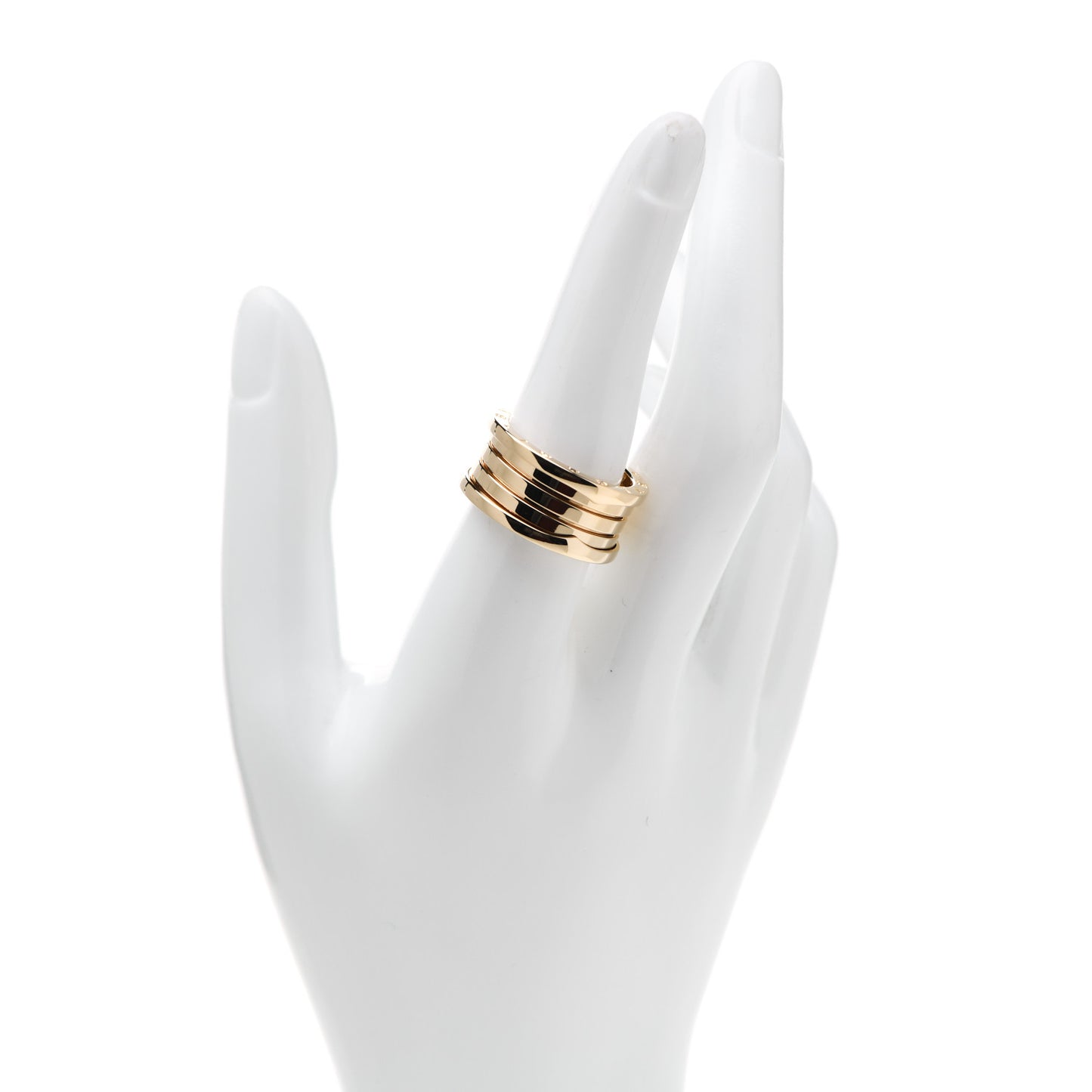 18K Yellow Gold B.Zero1 Four-Band Ring 58 8.25
