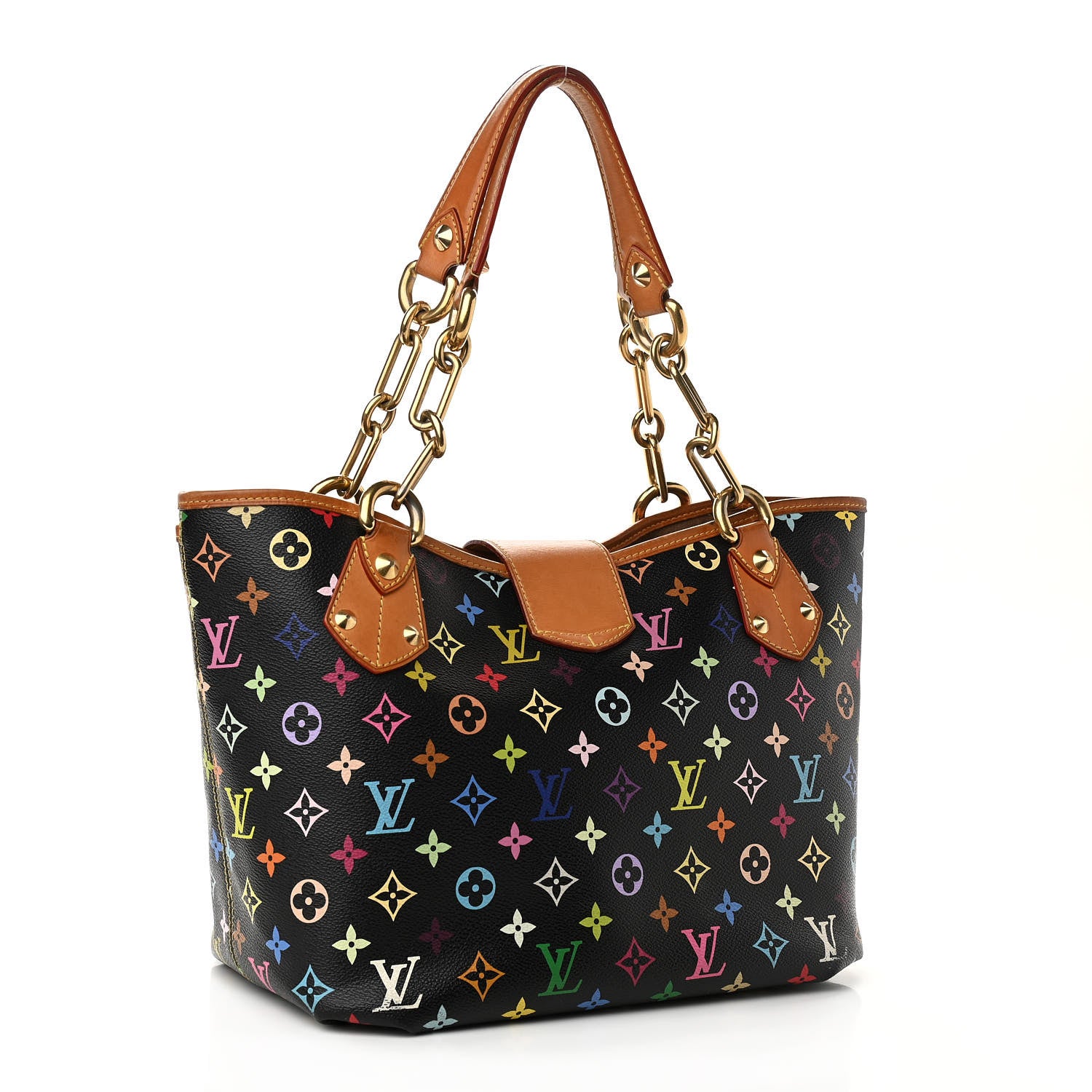 Louis Vuitton Monogram Multicolor Annie GM Black 3 of 15