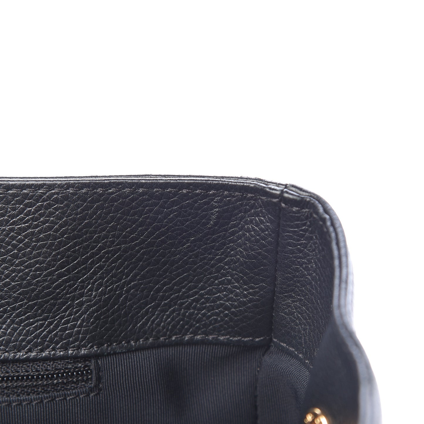 Calfskin Cerf Shopper Tote Black