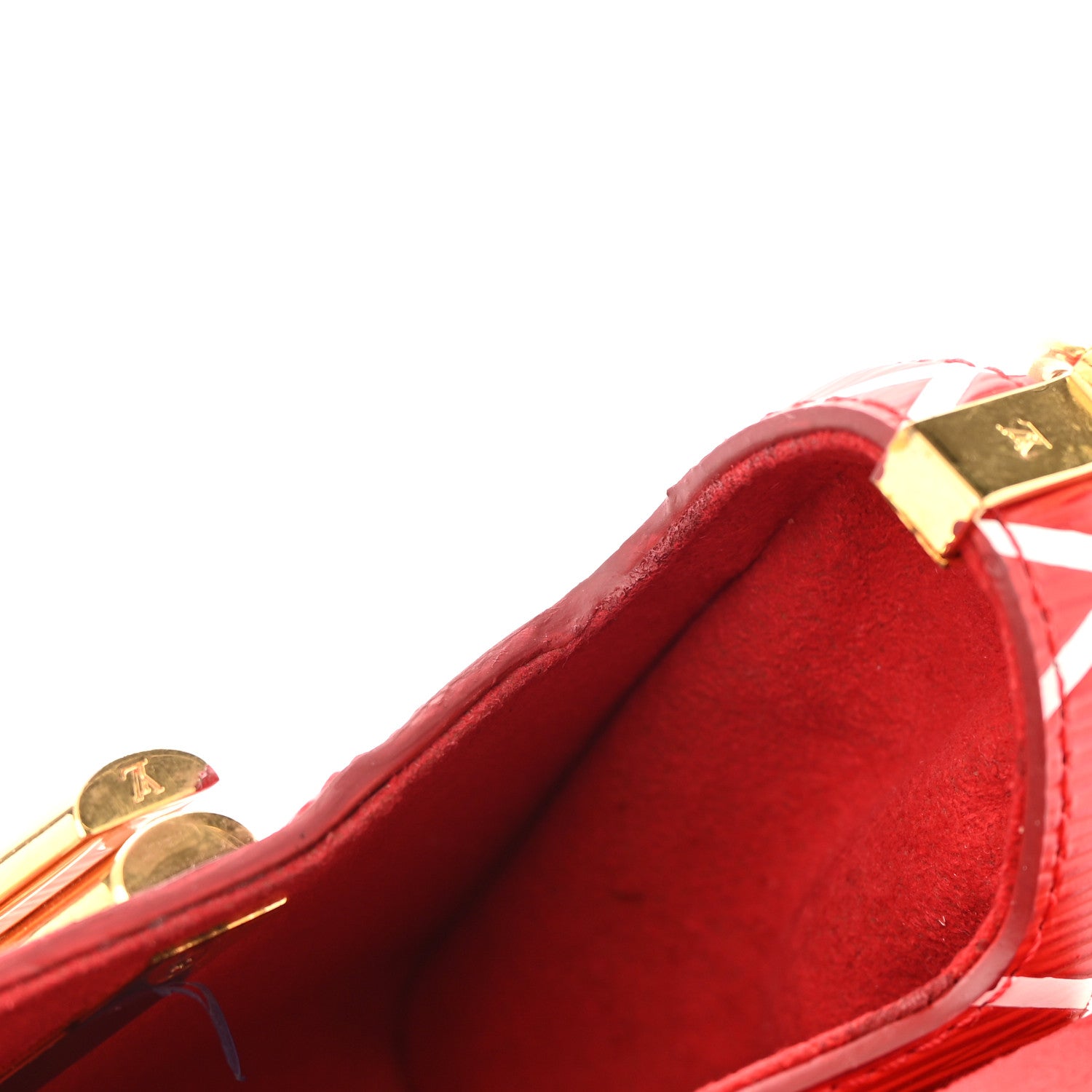 Louis Vuitton LOUIS VUITTON Epi Malletage Twist Shoulder Bag PM Rouge 14 of 17