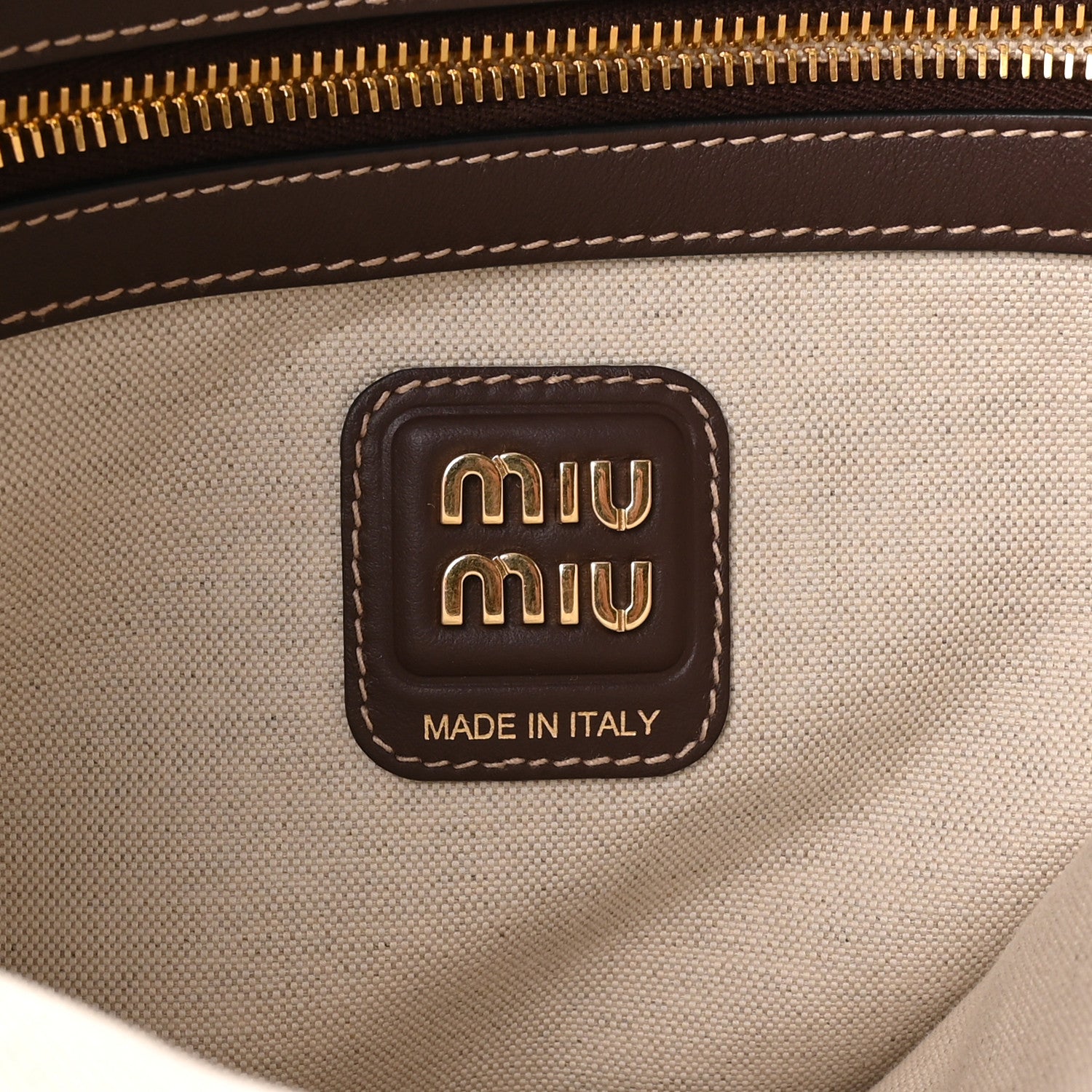 Miu Miu Nappa Ivy Bag Briarwood 5 of 9