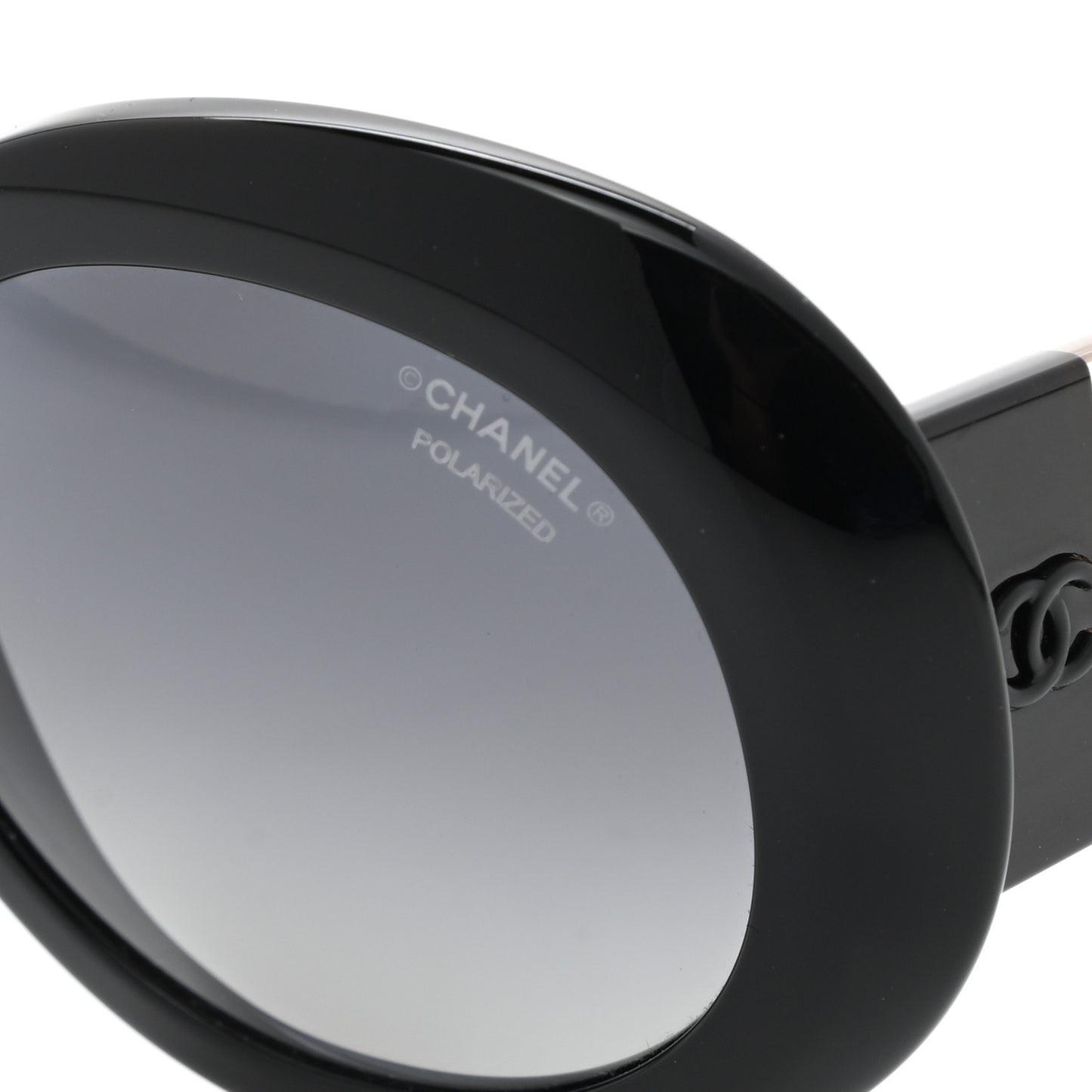 Signature Oval Polarized Sunglasses 5265 Black