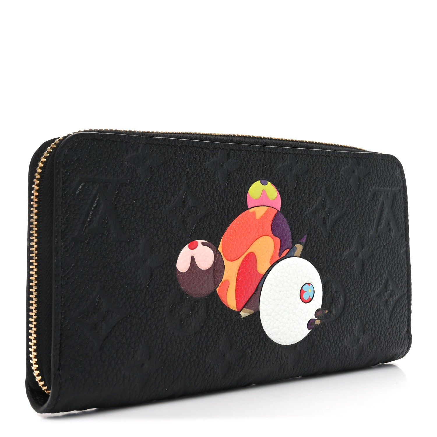 Louis Vuitton LV X TM Empreinte Monogram Panda Zippy Wallet Black 3 of 6