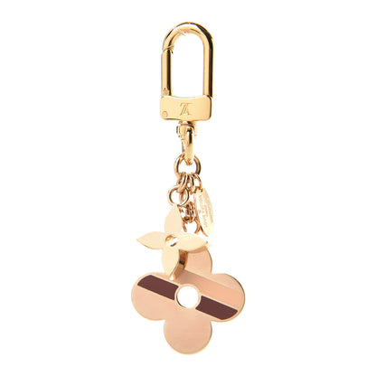 Louis Vuitton Stripes Flowers Bag Charm 1 of 2