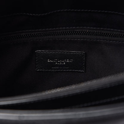 Saint Laurent Calfskin Y Quilted Monogram Medium Loulou Chain Satchel Black 8 of 10