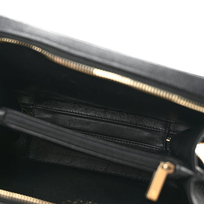 Chanel Caviar Quilted Medium CC Filigree Vanity Case Black 5 of 14