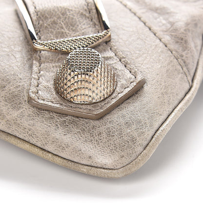 Balenciaga Agneau Giant 21 Gold Hardware Flat Handle Clutch Taupe 9 of 9