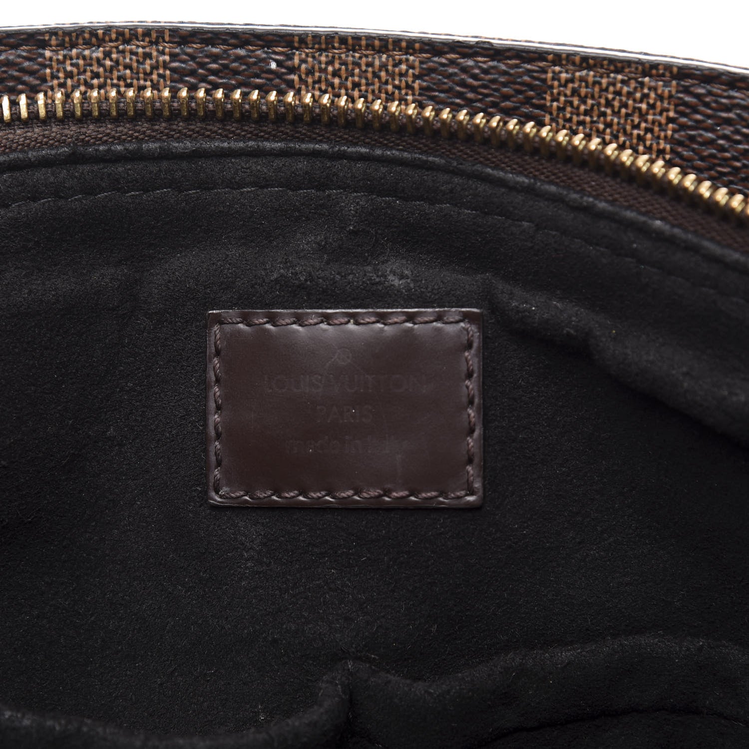 Louis Vuitton Cuir Taurillon Damier Ebene Normandy Black 7 of 10