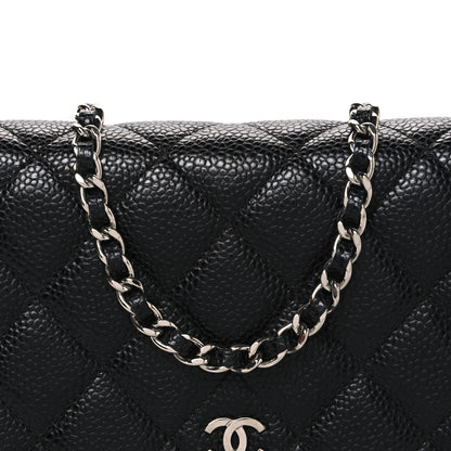 Chanel Caviar Quilted Wallet On Chain WOC Black 9 of 11