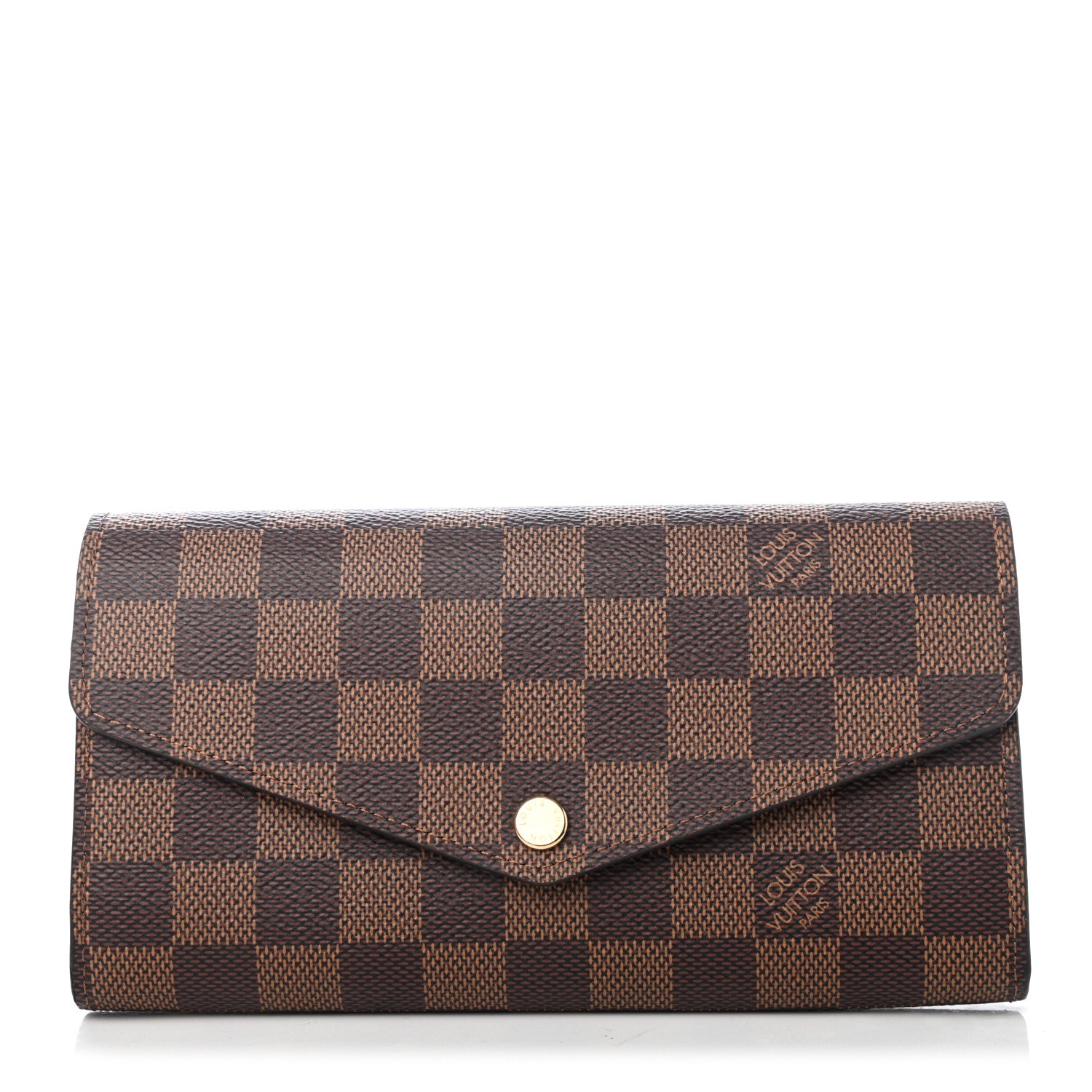 Louis Vuitton Damier Ebene Sarah Wallet NM 2 of 8