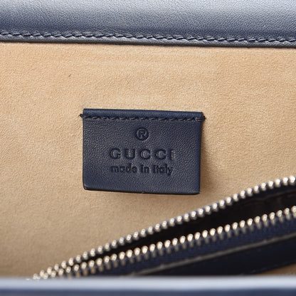 Gucci Calfskin Panther Embroidered Medium Dionysus Shoulder Bag White Blue Hibiscus Red 8 of 9