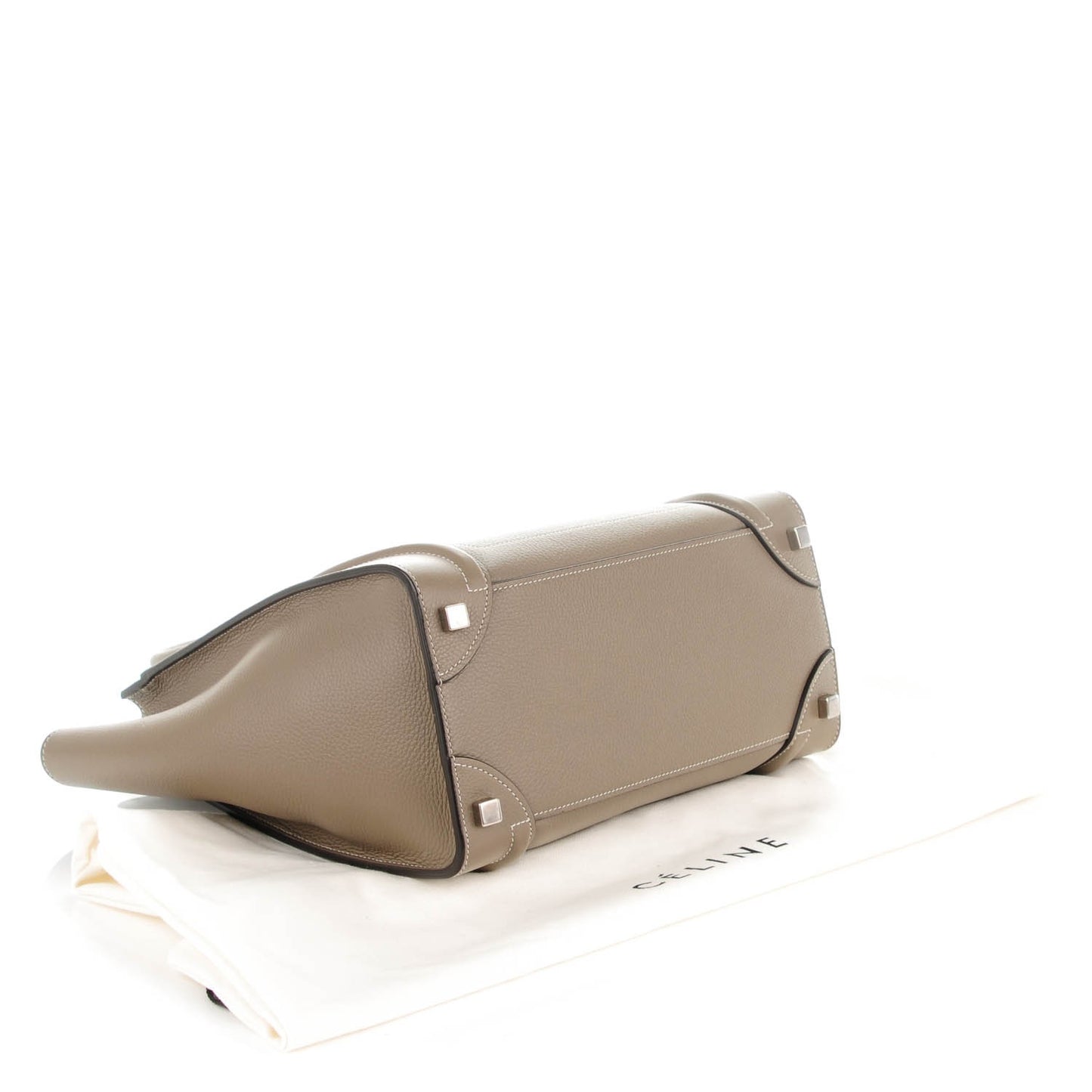 Drummed Calfskin Micro Luggage Souris