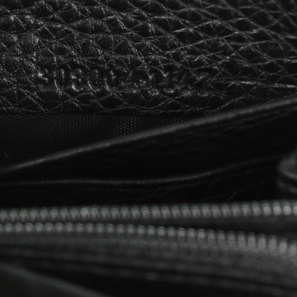 Gucci Pebbled Calfskin Soho Zip Around Wallet Black 7 of 7
