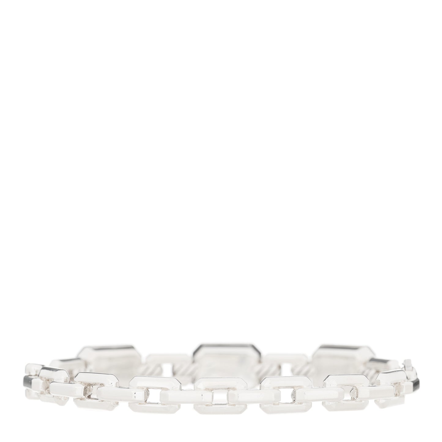 Sterling Silver Diamond Blue Topaz Novella Three Stone Bracelet