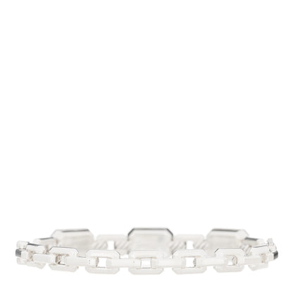 David Yurman Sterling Silver Diamond Blue Topaz Novella Three Stone Bracelet 2 of 4