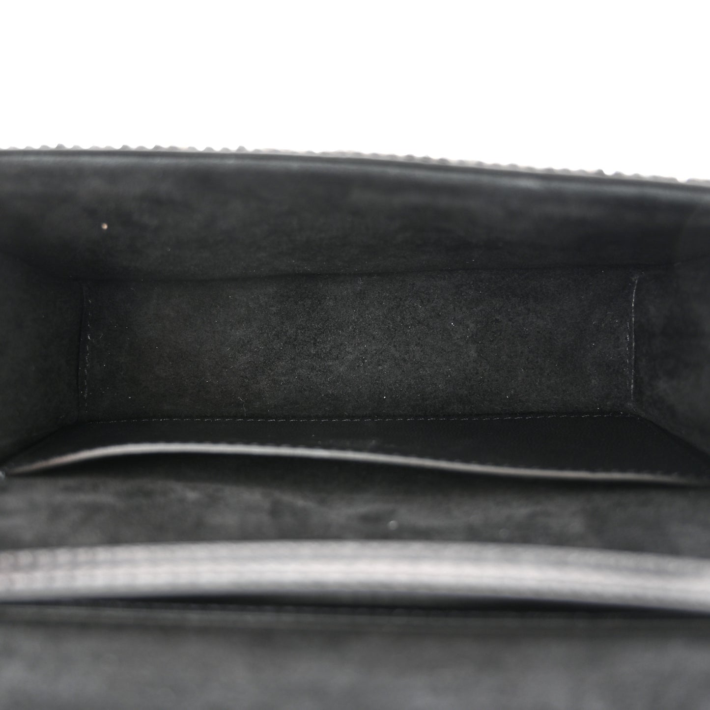 Crystal Nappa Monochrome Vlogo Small Loco Shoulder Bag Black