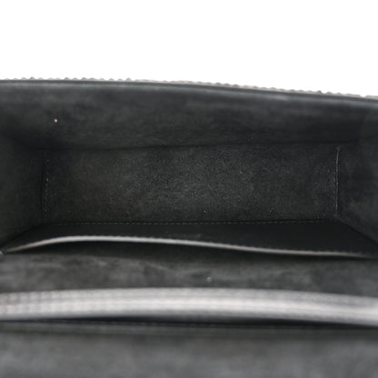 Valentino Garavani Crystal Nappa Monochrome Vlogo Small Loco Shoulder Bag Black 5 of 18