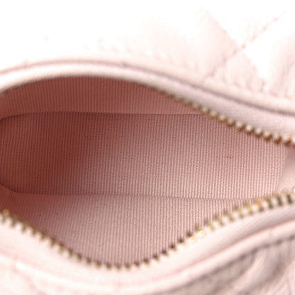 Chanel Caviar Quilted Hobo Bag Charm Light Pink 5 of 10