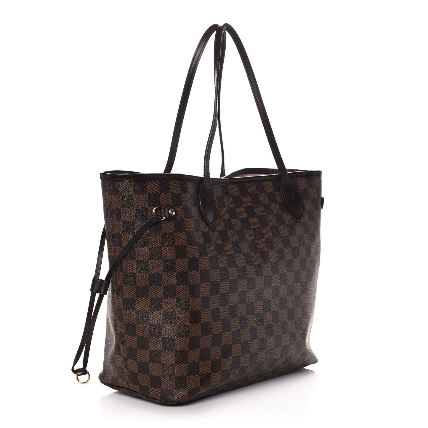 Damier Ebene Neo Neverfull MM Rose Ballerine