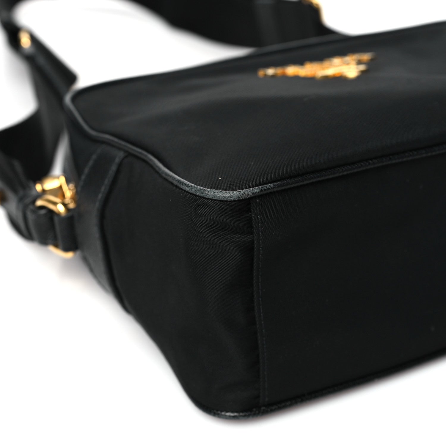 Prada Tessuto Nylon Soft Calf Camera Bag Black 9 of 11