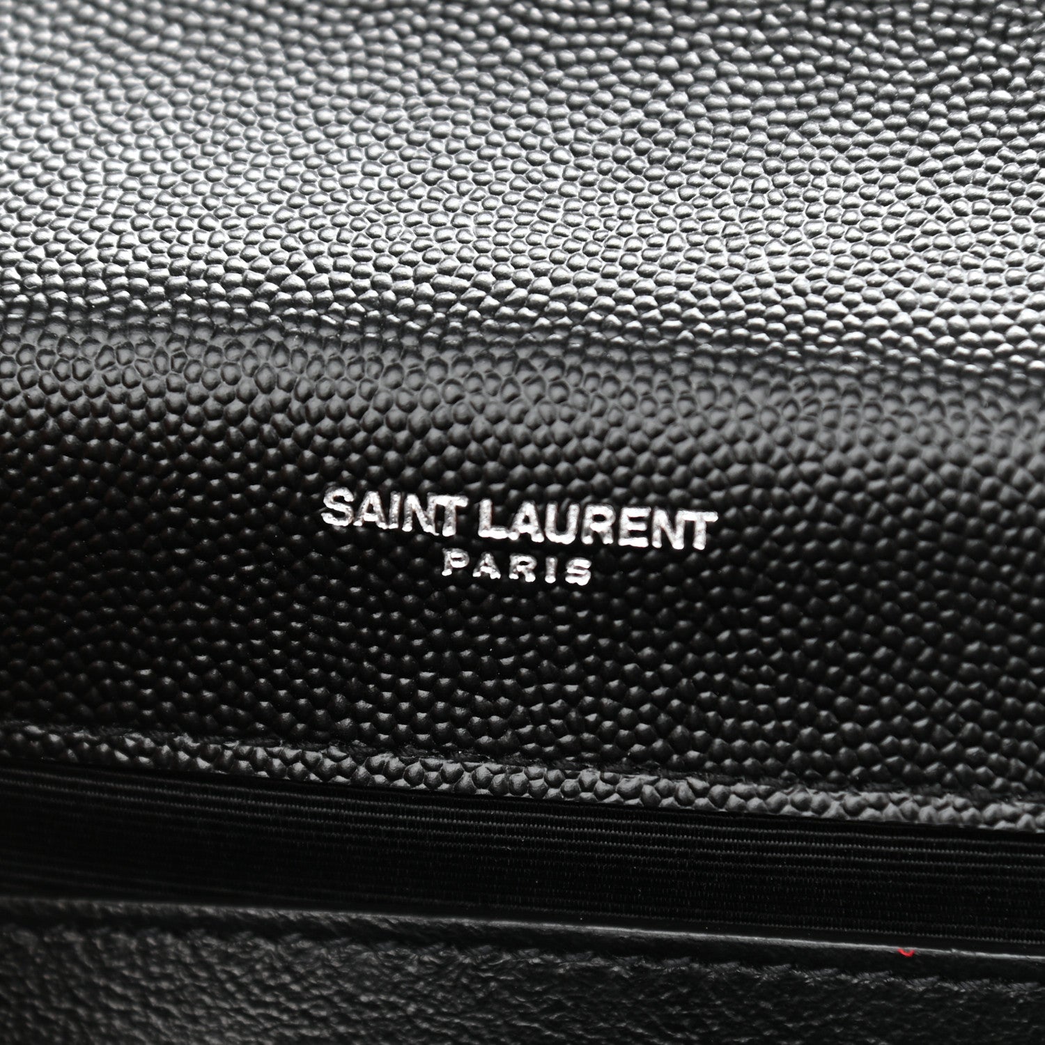 Saint Laurent Grain De Poudre Small Monogram Kate Satchel Black 9 of 10