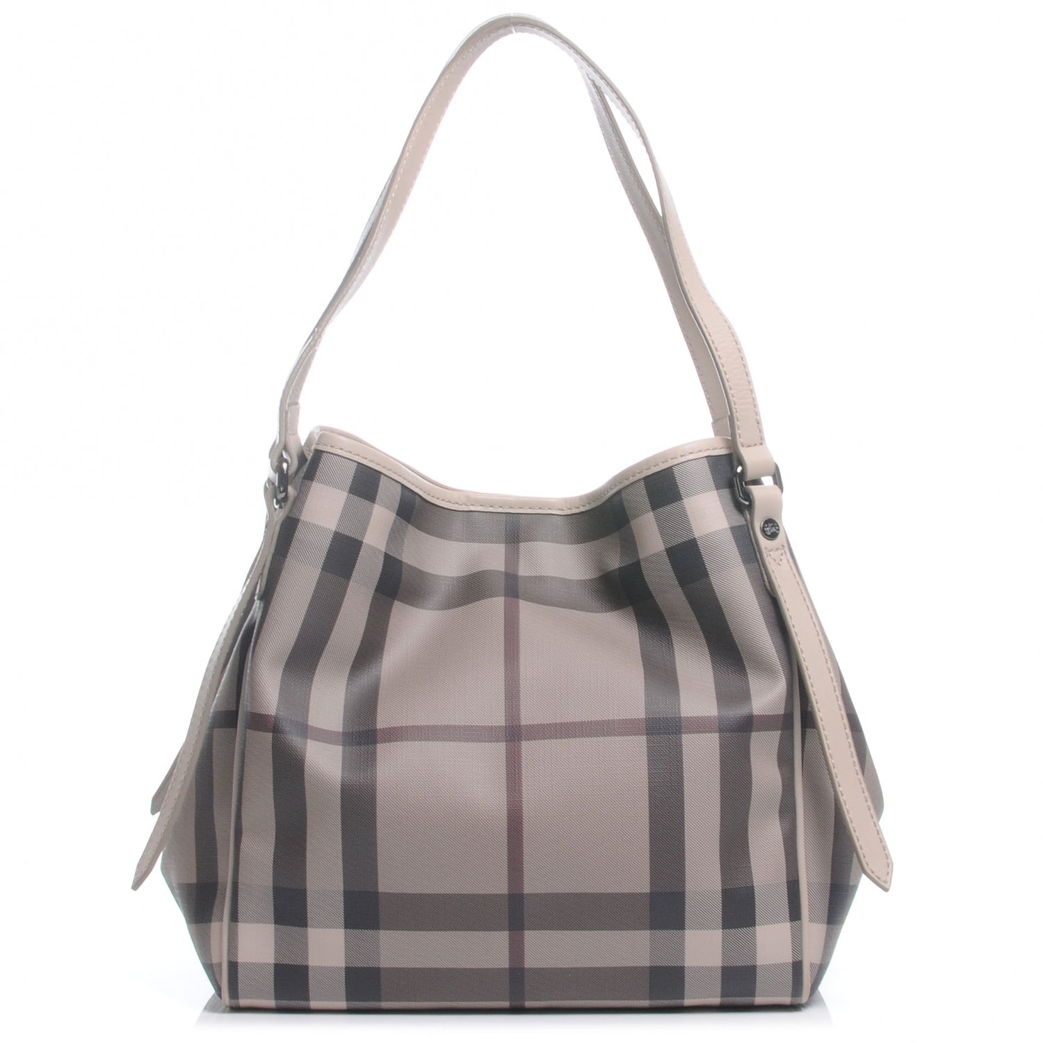 Burberry Smoked Check Small Canterbury Tote Trench 1 of 9