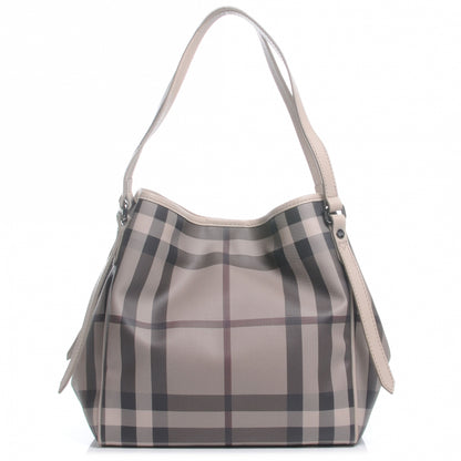 Burberry Smoked Check Small Canterbury Tote Trench 1 of 9