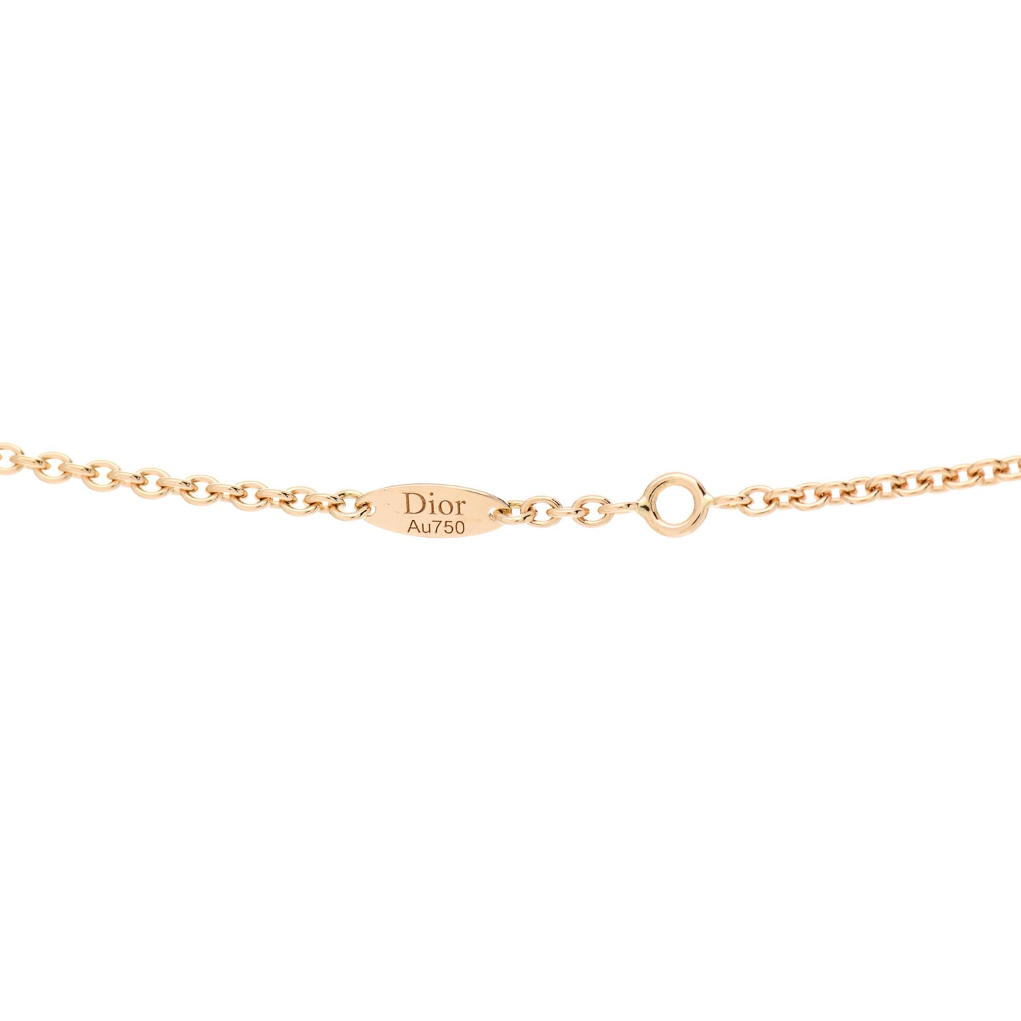 18K Yellow Gold Diamond Mother of Pearl Rose Des Vents Medallion Necklace