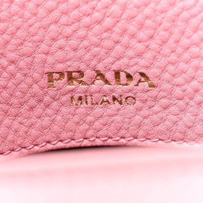 Prada Vitello Daino Dual Strap Open Tote Petalo 6 of 9
