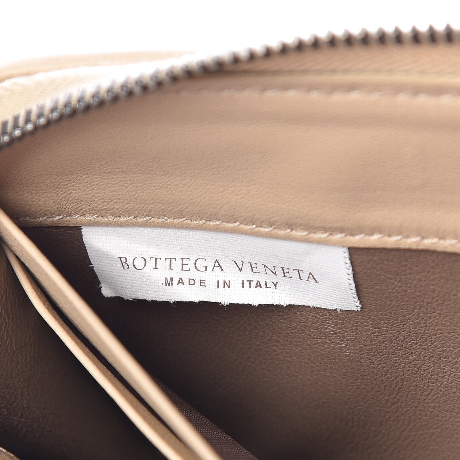 Bottega Veneta Nappa Intrecciato Zip Around Wallet Mink Multicolor 7 of 7