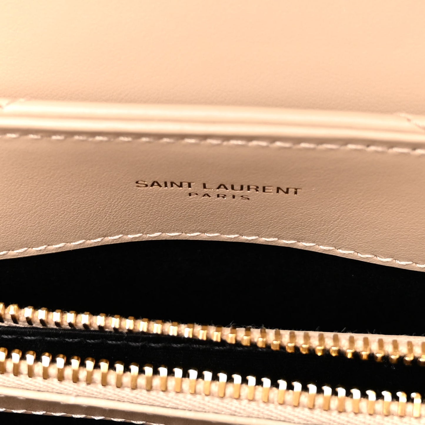 Calfskin Y Quilted Monogram Small Loulou Chain Satchel Dark Beige