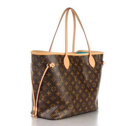 Louis Vuitton Monogram V Neverfull MM Turquoise 4 of 8