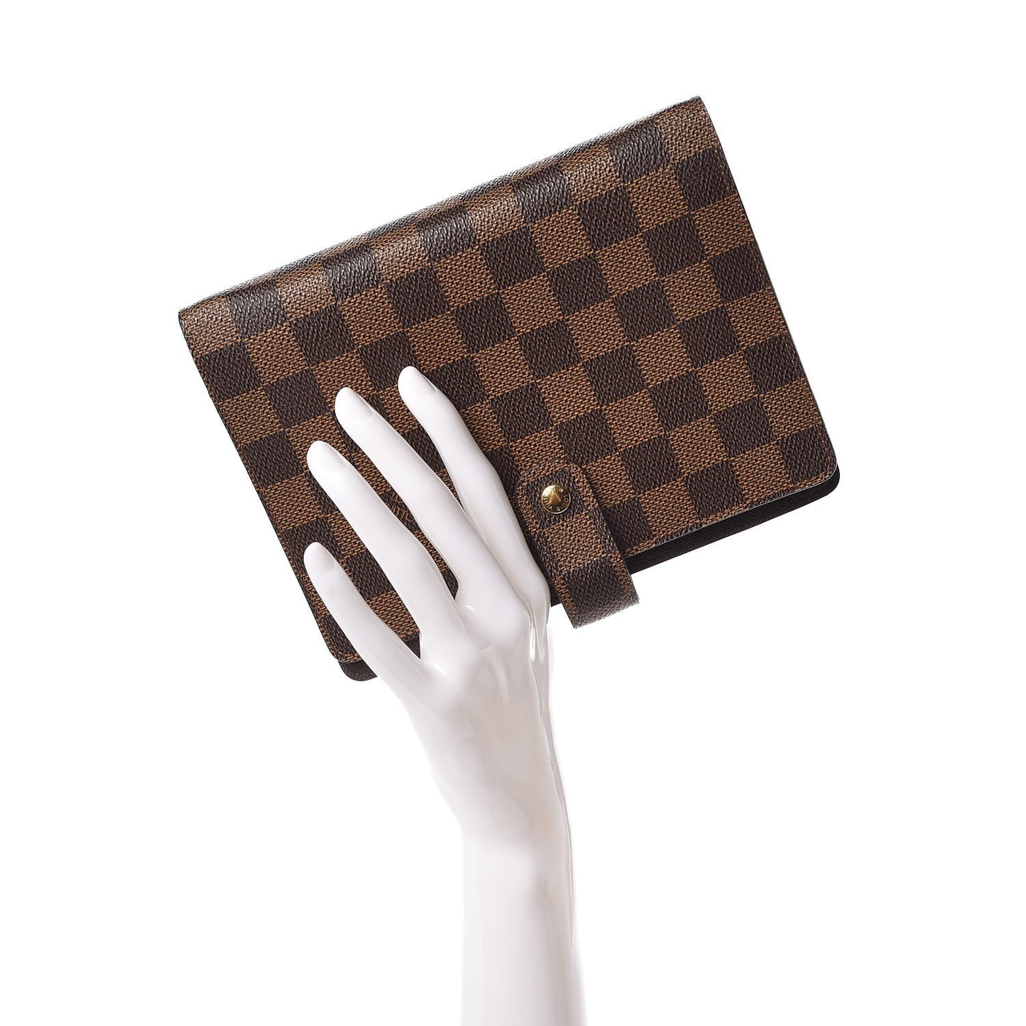 Damier Ebene Medium Ring Agenda Cover