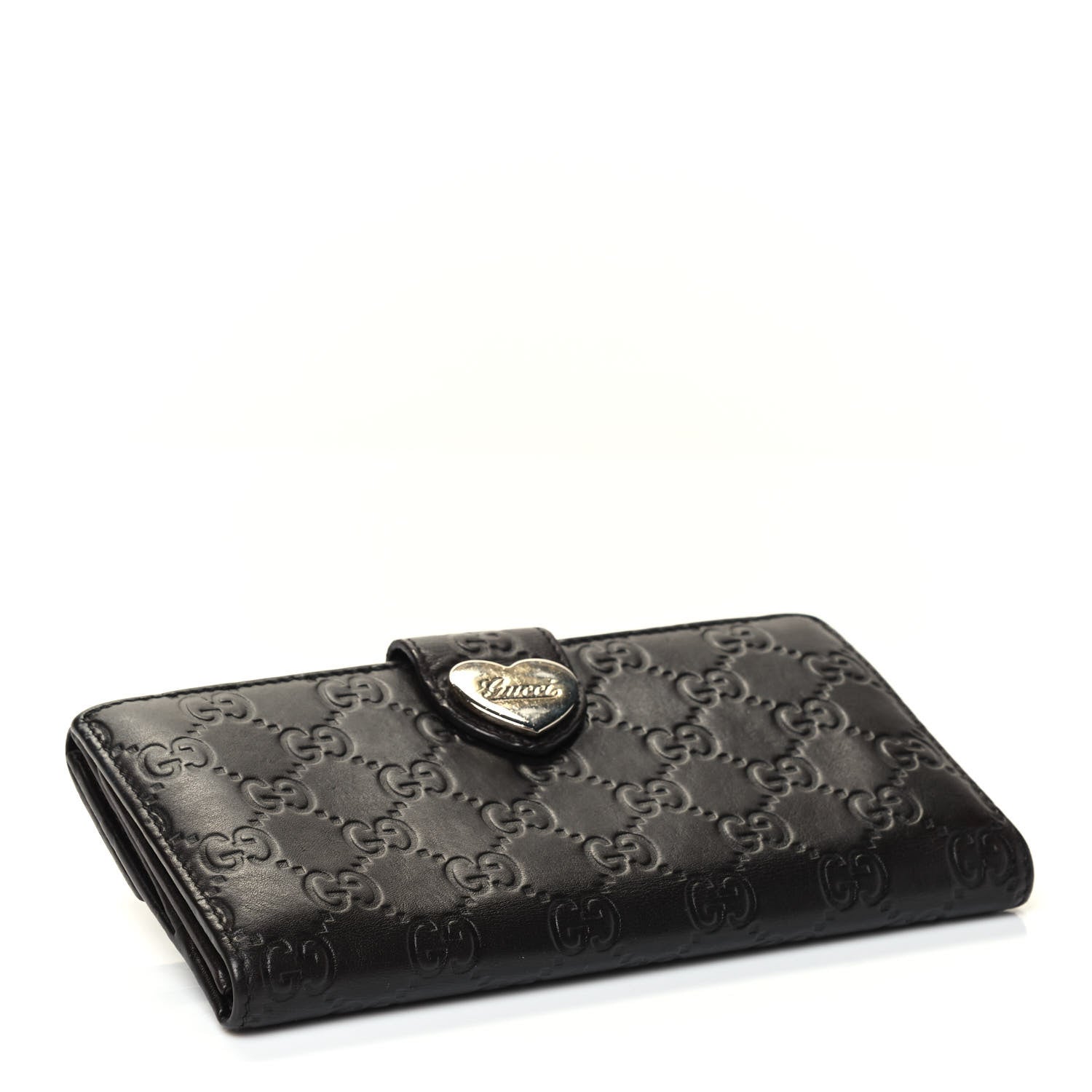 Gucci Guccissima Heart Continental Wallet Dark Brown 5 of 12