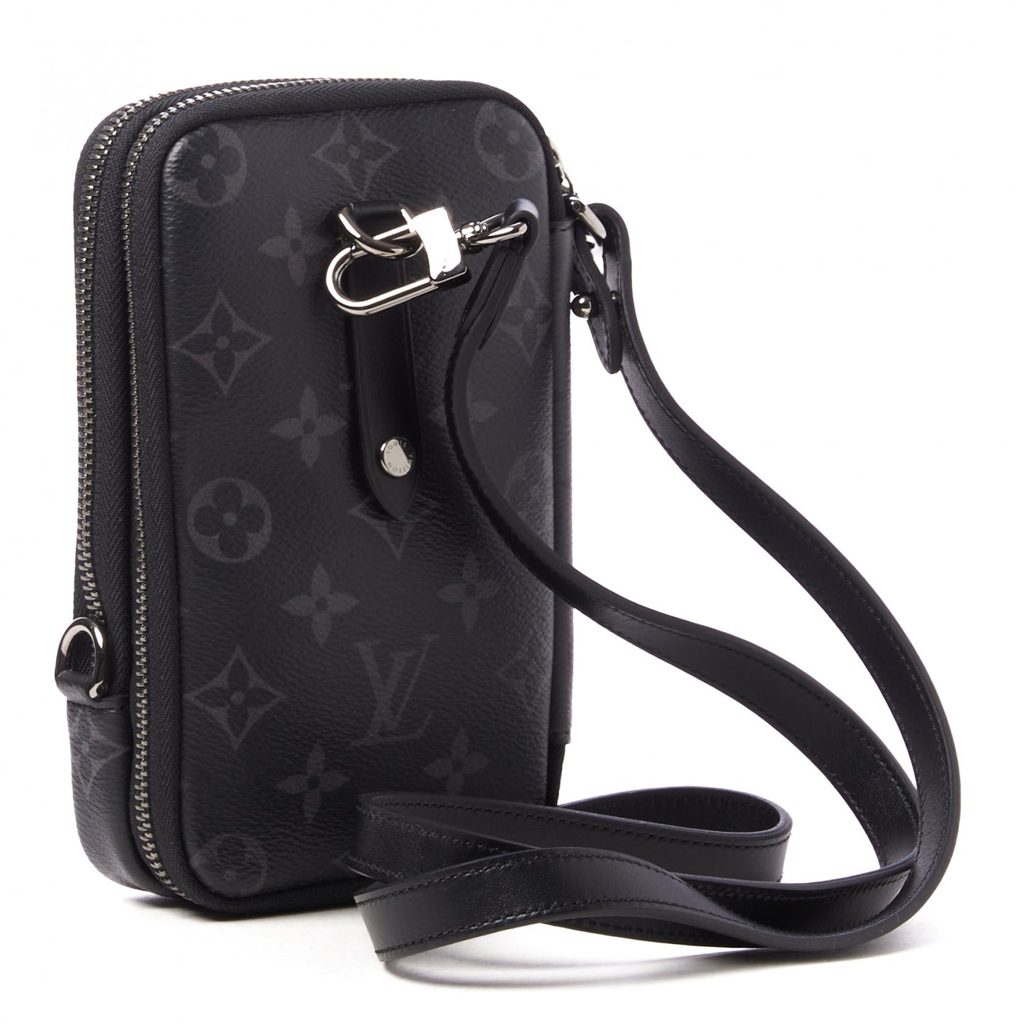 Monogram Eclipse Reverse Double Phone Pouch