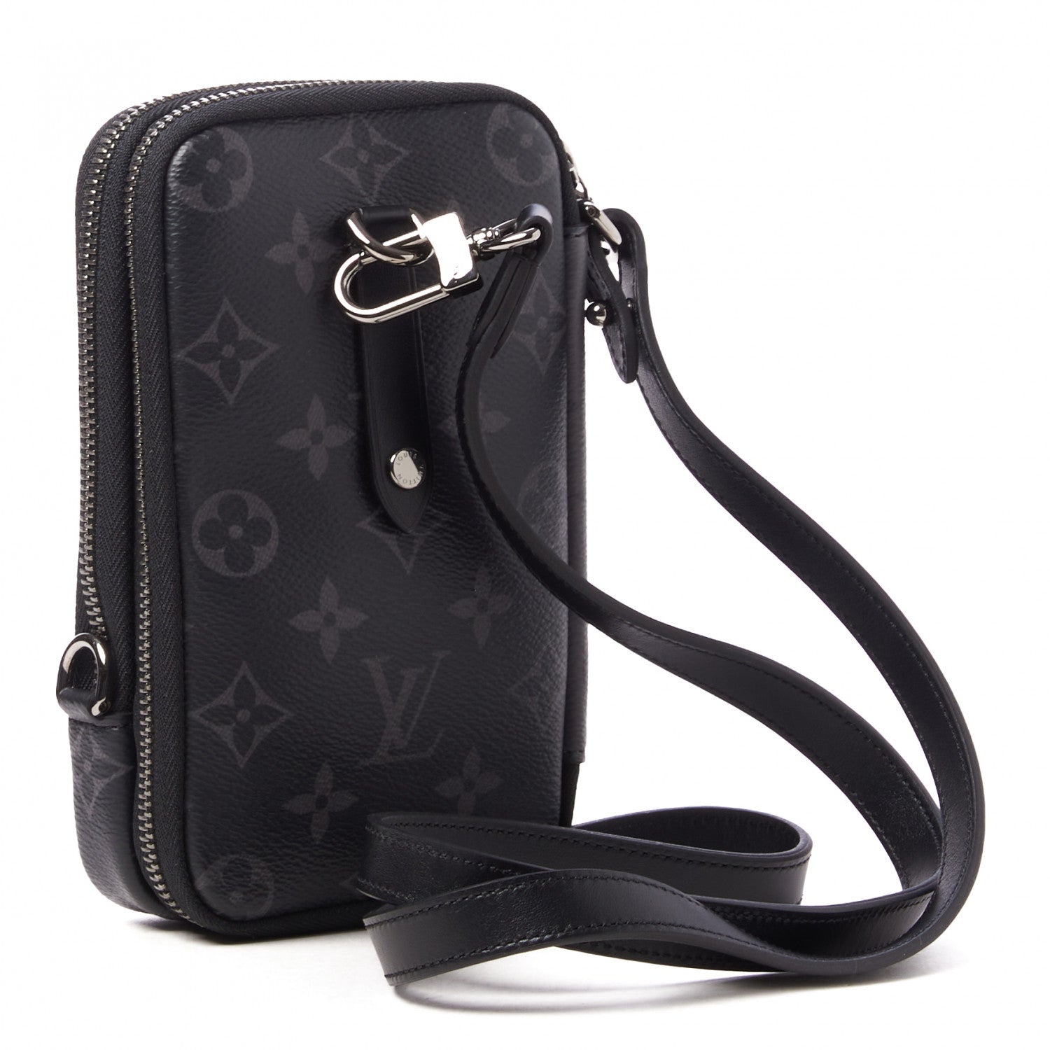 Louis Vuitton Monogram Eclipse Reverse Double Phone Pouch 3 of 8