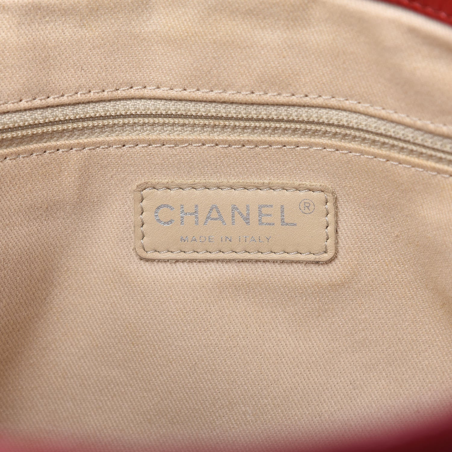 Chanel Caviar Quilted Timeless CC Soft Tote Red 8 of 10
