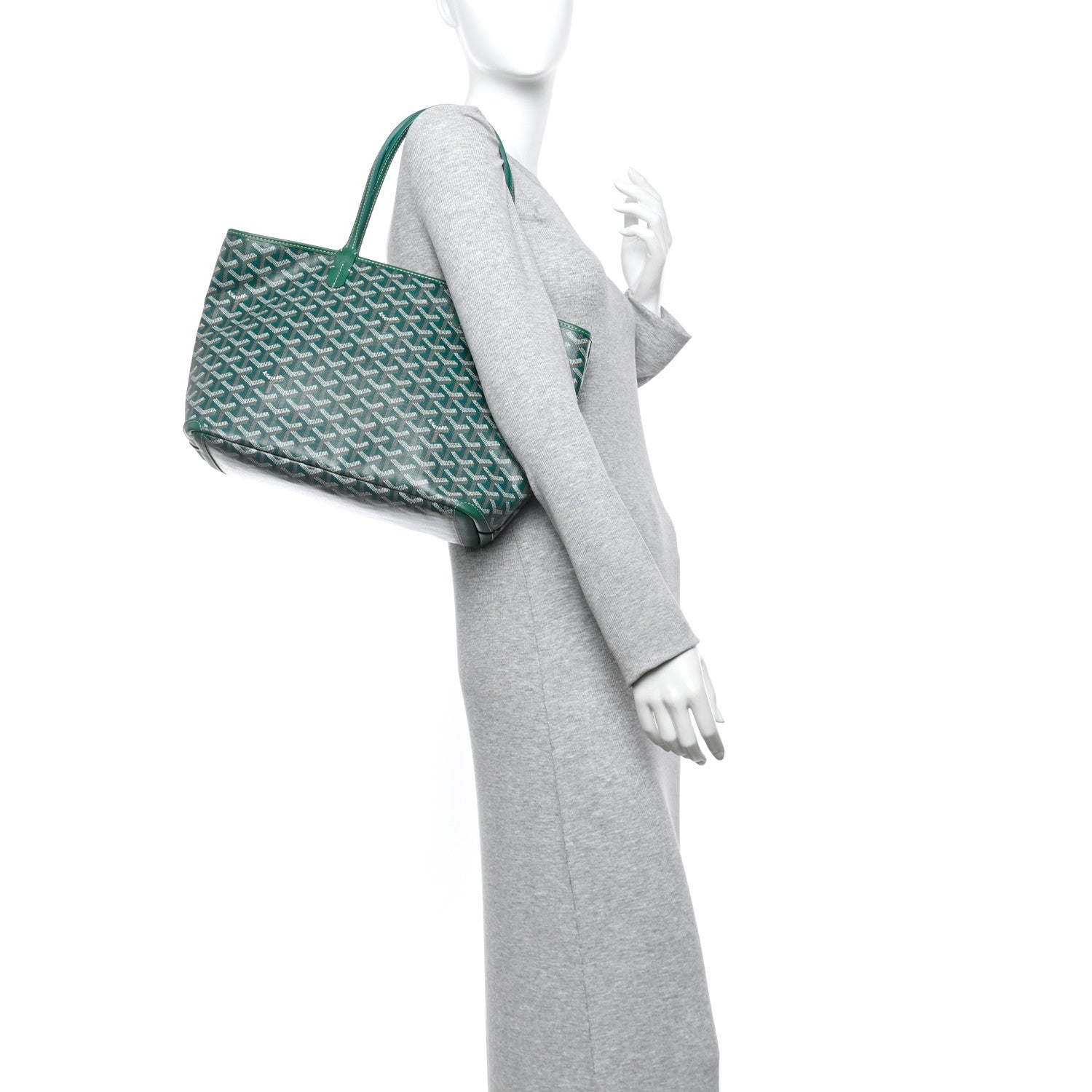 Goyard Goyardine Artois PM Green 2 of 11